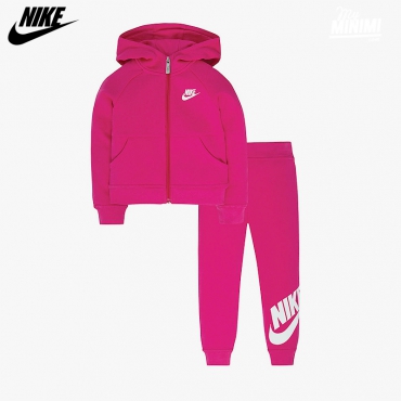 nike futura suit white and pink